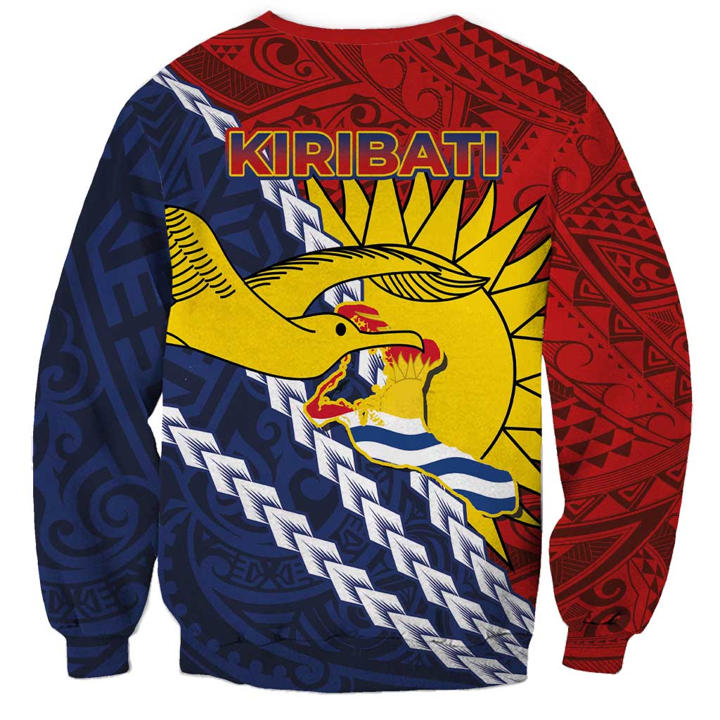 Kiribati Independence Day Sweatshirt Polynesian and Melanesian Art Tattoo LT03 - Polynesian Pride