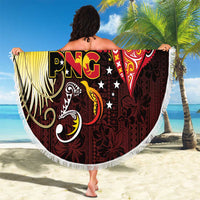 Papua New Guinea 2025 Beach Blanket 50th Independence Day Anniversary LT03 - Polynesian Pride