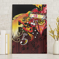 Papua New Guinea 2025 Canvas Wall Art 50th Independence Day Anniversary LT03 Without Frame Red - Polynesian Pride