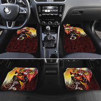 Papua New Guinea 2025 Car Mats 50th Independence Day Anniversary LT03 Set 4pcs Red - Polynesian Pride