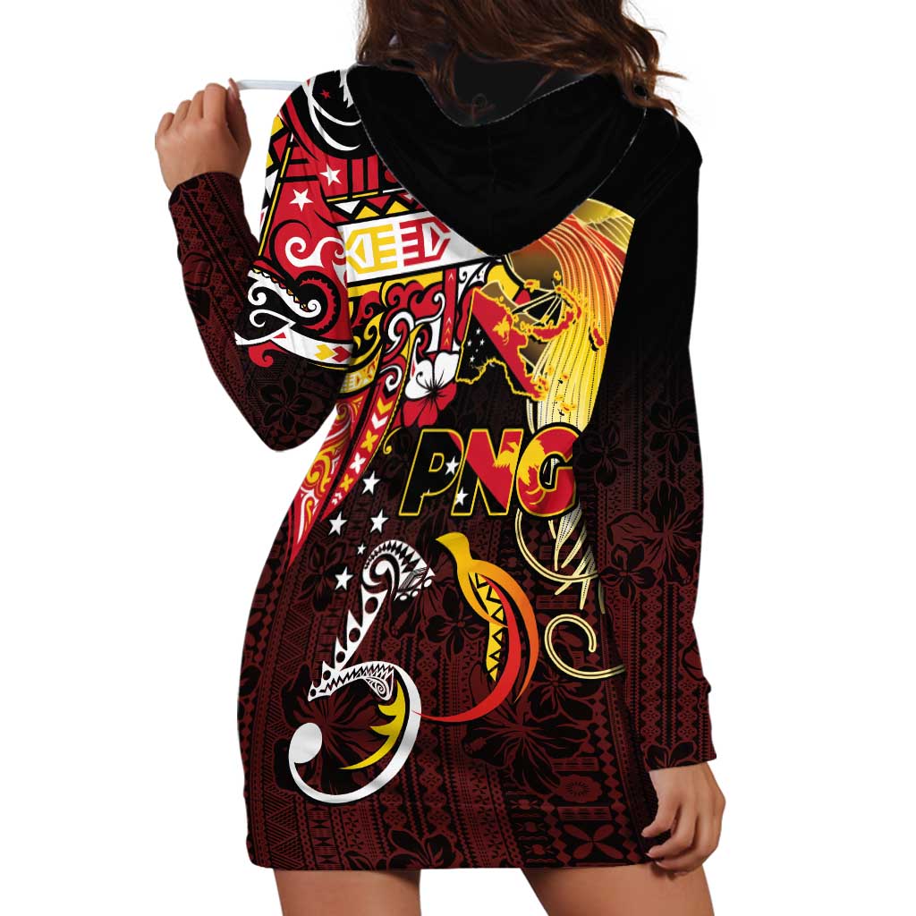 Papua New Guinea 2025 Hoodie Dress 50th Independence Day Anniversary LT03 - Polynesian Pride