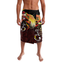Papua New Guinea 2025 Lavalava 50th Independence Day Anniversary LT03 Red - Polynesian Pride