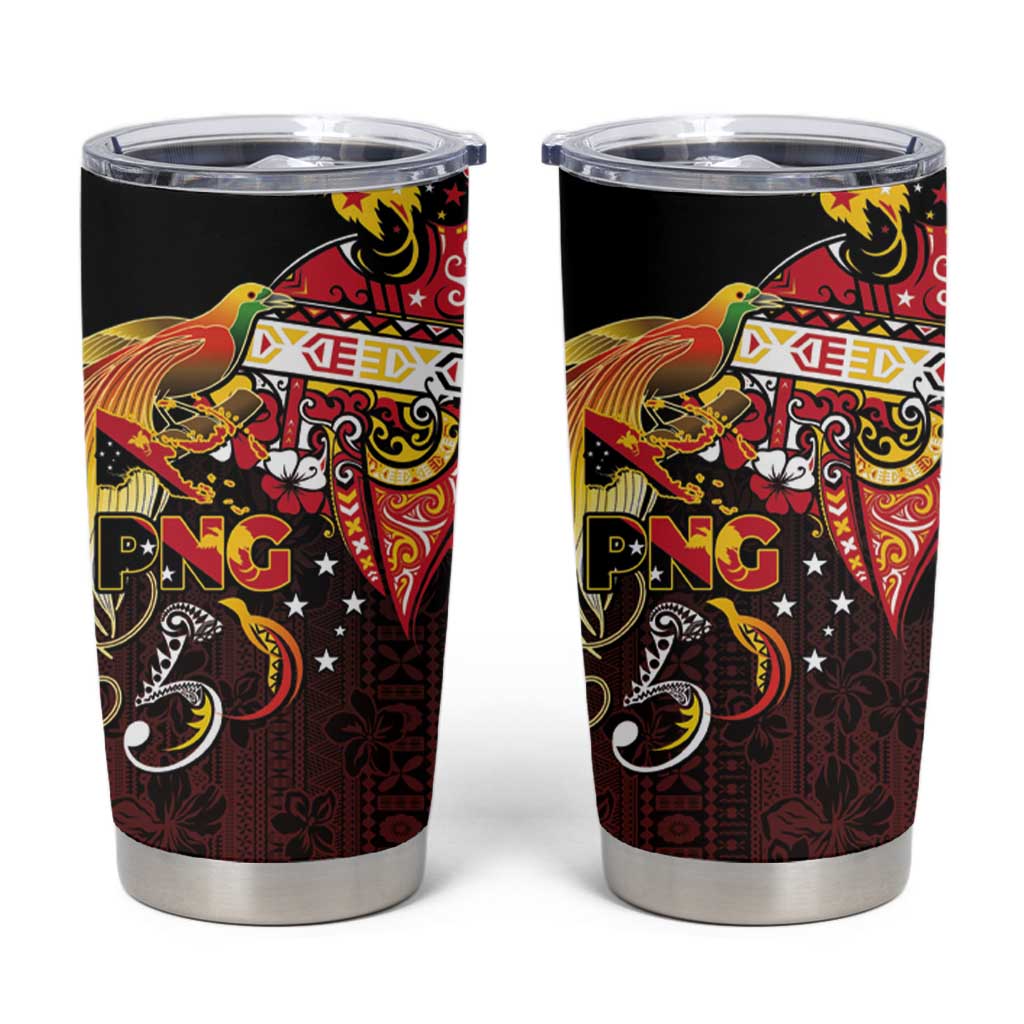 Papua New Guinea 2025 Tumbler Cup 50th Independence Day Anniversary LT03 Red - Polynesian Pride