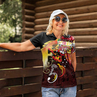 Papua New Guinea 2025 Women Polo Shirt 50th Independence Day Anniversary LT03 - Polynesian Pride