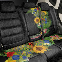 Hawaiian Tropical Plants and Chameleon Back Car Seat Cover Polynesian Art Colorful LT03 - Polynesian Pride