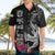 Polynesian Fiji Hawaiian Shirt Shark and Hibiscus Tapa Pattern Version LT03 - Polynesian Pride