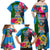 Malampa Fiji Day Family Matching Off Shoulder Long Sleeve Dress and Hawaiian Shirt Tropical Plants Mix Polynesian and Tapa Pattern LT03 - Polynesian Pride