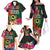 Penama Day Family Matching Off Shoulder Long Sleeve Dress and Hawaiian Shirt 16th September Polynesian Pattern with Pacific Flower LT03 - Polynesian Pride