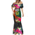 Penama Day Mermaid Dress 16th September Polynesian Pattern with Pacific Flower LT03 - Polynesian Pride