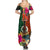 Penama Day Summer Maxi Dress 16th September Polynesian Pattern with Pacific Flower LT03 - Polynesian Pride