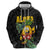 Hawaiian Halloween Hoodie Aloha Pinapple with Mysterious Hands and Polynesian Tribal Tattoo