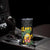 Hawaiian Halloween Skinny Tumbler Aloha Pinapple with Mysterious Hands and Polynesian Tribal Tattoo