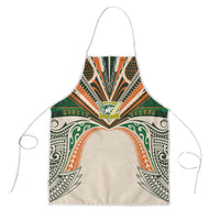 Cook Islands Rugby League Apron Polynesian and Tatau Tribal Art - Retro Palette LT03 Multicolor - Polynesian Pride