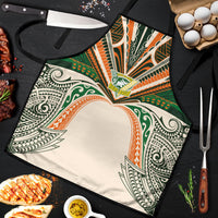 Cook Islands Rugby League Apron Polynesian and Tatau Tribal Art - Retro Palette LT03 Multicolor - Polynesian Pride