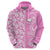 Hawaii Kauai Island Hoodie Hibiscus Pattern Seamless Tribal Simple Pink LT03 - Polynesian Pride