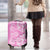 Custom Hawaii Kauai Island Luggage Cover Hibiscus Pattern Seamless Tribal Simple Pink LT03 - Polynesian Pride