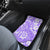 Hawaii Kauai Island Car Mats Hibiscus Pattern Seamless Tribal Simple Purple LT03 - Polynesian Pride