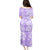 Hawaii Kauai Island Family Matching Puletasi Dress and Hawaiian Shirt Hibiscus Pattern Seamless Tribal Simple Purple LT03 - Polynesian Pride