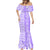 Hawaii Kauai Island Mermaid Dress Hibiscus Pattern Seamless Tribal Simple Purple LT03 - Polynesian Pride