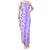 Hawaii Kauai Island Tank Maxi Dress Hibiscus Pattern Seamless Tribal Simple Purple LT03 Women Purple - Polynesian Pride