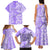 Custom Hawaii Kauai Island Family Matching Tank Maxi Dress and Hawaiian Shirt Hibiscus Pattern Seamless Tribal Simple Purple LT03 - Polynesian Pride