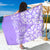 Custom Hawaii Kauai Island Sarong Hibiscus Pattern Seamless Tribal Simple Purple LT03 One Size 44 x 66 inches Purple - Polynesian Pride