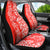 Hawaii Kauai Island Car Seat Cover Hibiscus Pattern Seamless Tribal Simple Red LT03 - Polynesian Pride