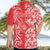 Hawaii Kauai Island Hawaiian Shirt Hibiscus Pattern Seamless Tribal Simple Red LT03 - Polynesian Pride