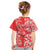 Custom Hawaii Kauai Island Kid T Shirt Hibiscus Pattern Seamless Tribal Simple Red LT03 - Polynesian Pride