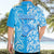 Hawaii Kauai Island Hawaiian Shirt Hibiscus Pattern Seamless Tribal Simple Blue LT03 - Polynesian Pride