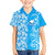 Custom Hawaii Kauai Island Hawaiian Shirt Hibiscus Pattern Seamless Tribal Simple Blue LT03 - Polynesian Pride