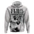 Custom Fiji Rugby Pacific Champions 2024 Zip Hoodie Anniversary 7 Titles - Fijians Rugby and Tapa Hibiscus White Art