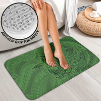Hawaiian Whales Polynesian Art Motifs Bathroom Set Green Color LT03 - Polynesian Pride