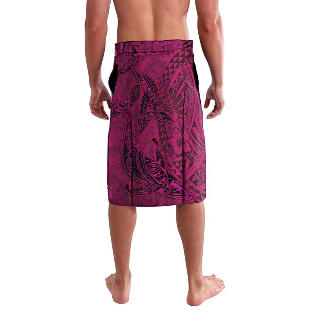 Hawaiian Whales Polynesian Art Motifs Lavalava Pink Color LT03 - Polynesian Pride