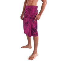 Hawaiian Whales Polynesian Art Motifs Lavalava Pink Color LT03 - Polynesian Pride