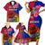 Haiti Battle of Vertieres Family Matching Short Sleeve Bodycon Dress and Hawaiian Shirt The Haitian Revolution 220th Anniversary Polynesian Style LT03 - Polynesian Pride