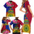 Personalised Haiti Battle of Vertieres Family Matching Short Sleeve Bodycon Dress and Hawaiian Shirt The Haitian Revolution 220th Anniversary Polynesian Style LT03 - Polynesian Pride