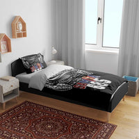 Super Samoa-Six Eight Five to The World Bedding Set Traditional Samoan Tattoo Black Color LT03 - Polynesian Pride