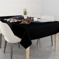 Super Samoa-Six Eight Five to The World Tablecloth Traditional Samoan Tattoo Black Color LT03 - Polynesian Pride