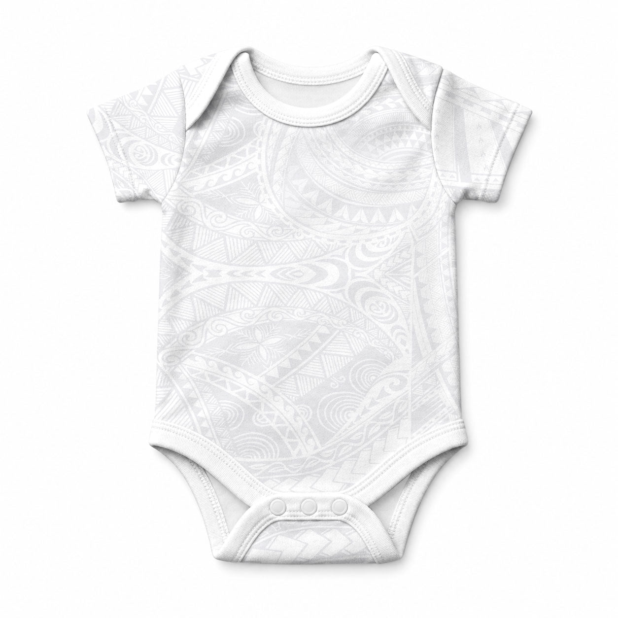 Lotu Tamaiti Samoan Art Tattoo Polynesian Pattern Baby Onesie
