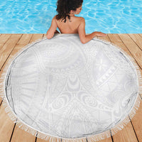 Lotu Tamaiti Samoan Art Tattoo Polynesian Pattern Beach Blanket LT03 - Polynesian Pride
