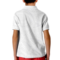 Lotu Tamaiti Samoan Art Tattoo Polynesian Pattern Kid Polo Shirt LT03 - Polynesian Pride