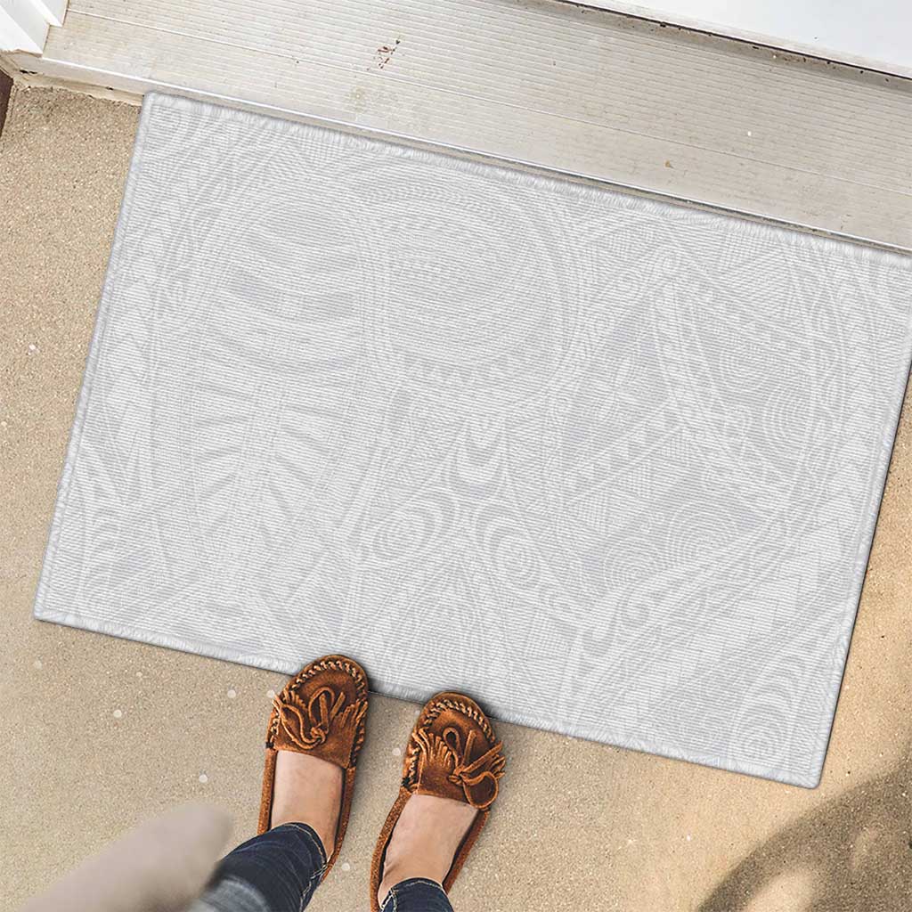 Lotu Tamaiti Samoan Art Tattoo Polynesian Pattern Rubber Doormat LT03 - Polynesian Pride