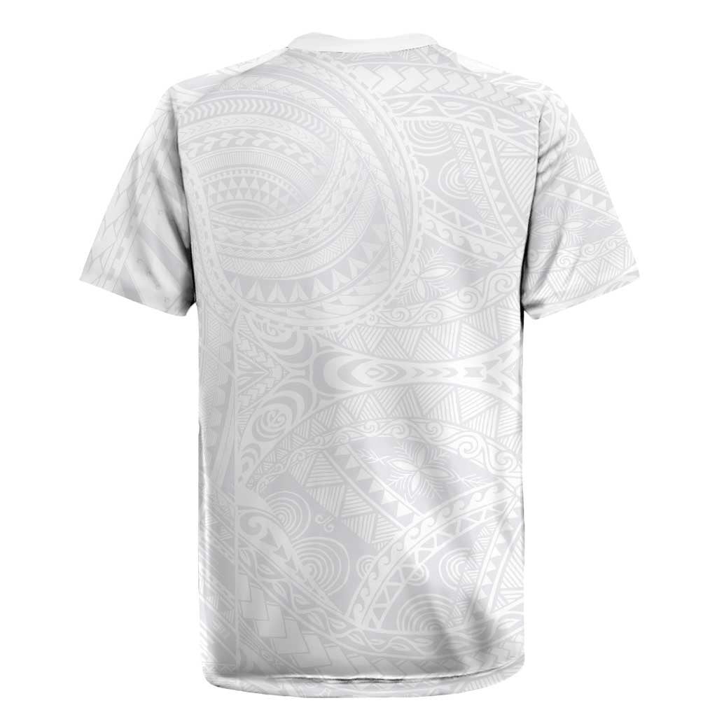 Lotu Tamaiti Samoan Art Tattoo Polynesian Pattern Rugby Jersey LT03 - Polynesian Pride