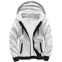 Lotu Tamaiti Samoan Art Tattoo Polynesian Pattern Sherpa Hoodie LT03 Unisex White - Polynesian Pride
