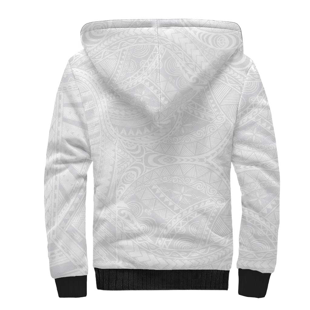 Lotu Tamaiti Samoan Art Tattoo Polynesian Pattern Sherpa Hoodie LT03 - Polynesian Pride