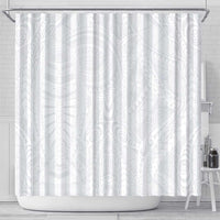 Lotu Tamaiti Samoan Art Tattoo Polynesian Pattern Shower Curtain LT03 - Polynesian Pride