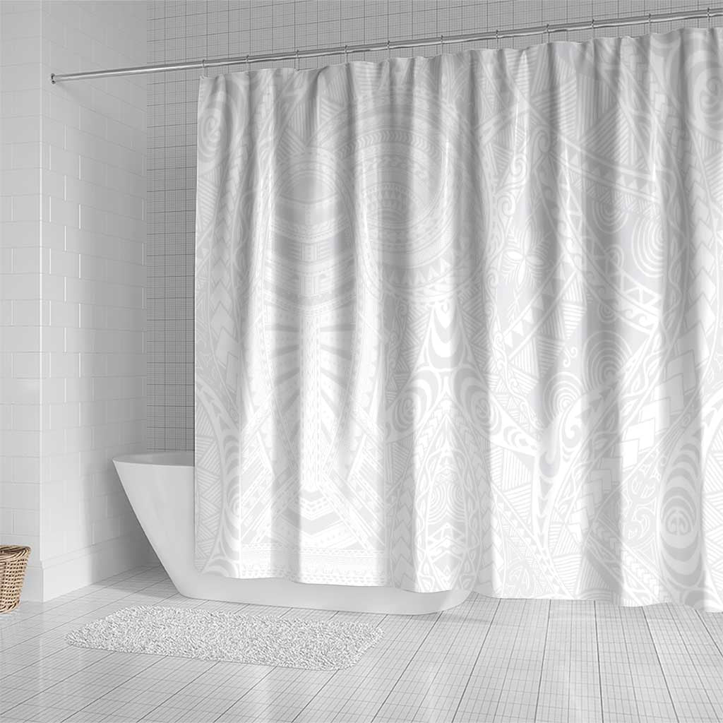 Lotu Tamaiti Samoan Art Tattoo Polynesian Pattern Shower Curtain LT03 - Polynesian Pride
