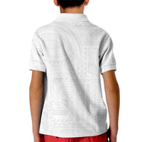 Lotu Tamaiti Samoan Art Tattoo Siapo Pattern Kid Polo Shirt LT03 - Polynesian Pride