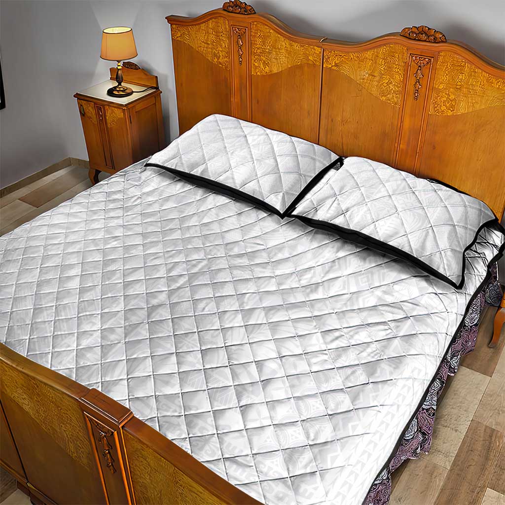 Lotu Tamaiti Samoan Art Tattoo Siapo Pattern Quilt Bed Set LT03 - Polynesian Pride